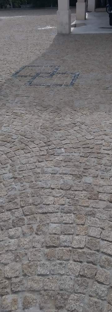 Pose de pavés en granit près d'Angoulême
